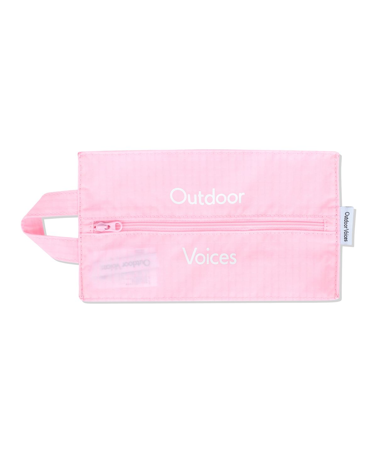 아웃도어 보이스(OUTDOOR VOICES) LIGHT WEIGHT NYLON POUCH (PINK)