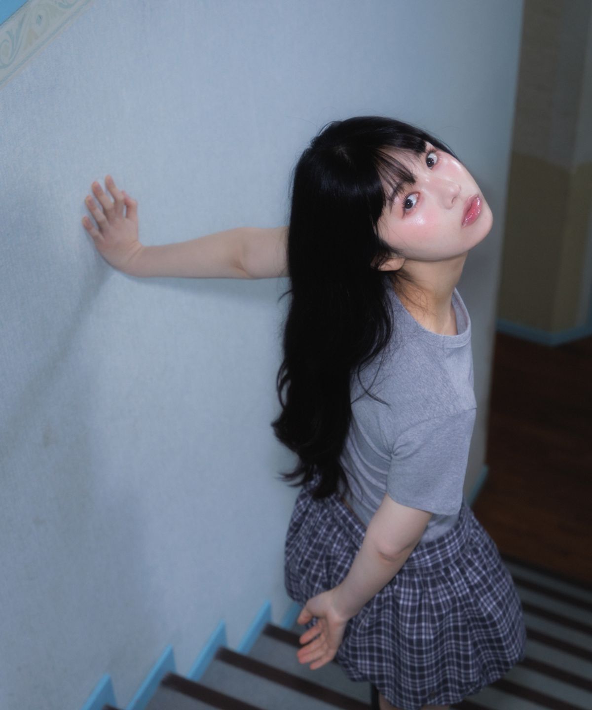 로제프란츠(ROSEFRANTZ) Dot Heart Cotton T-Shirt [Gray]