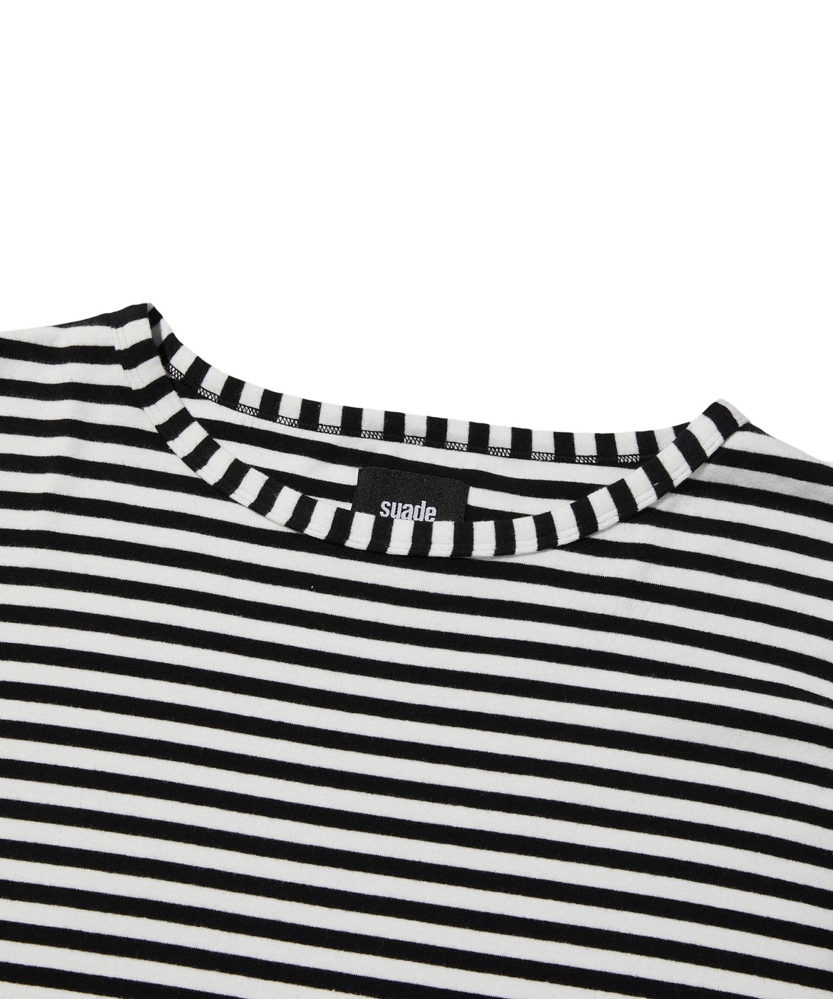 스웨이드(SUADE) BASIC BOLD STRIPE LONG SLEEVE [BLACK]