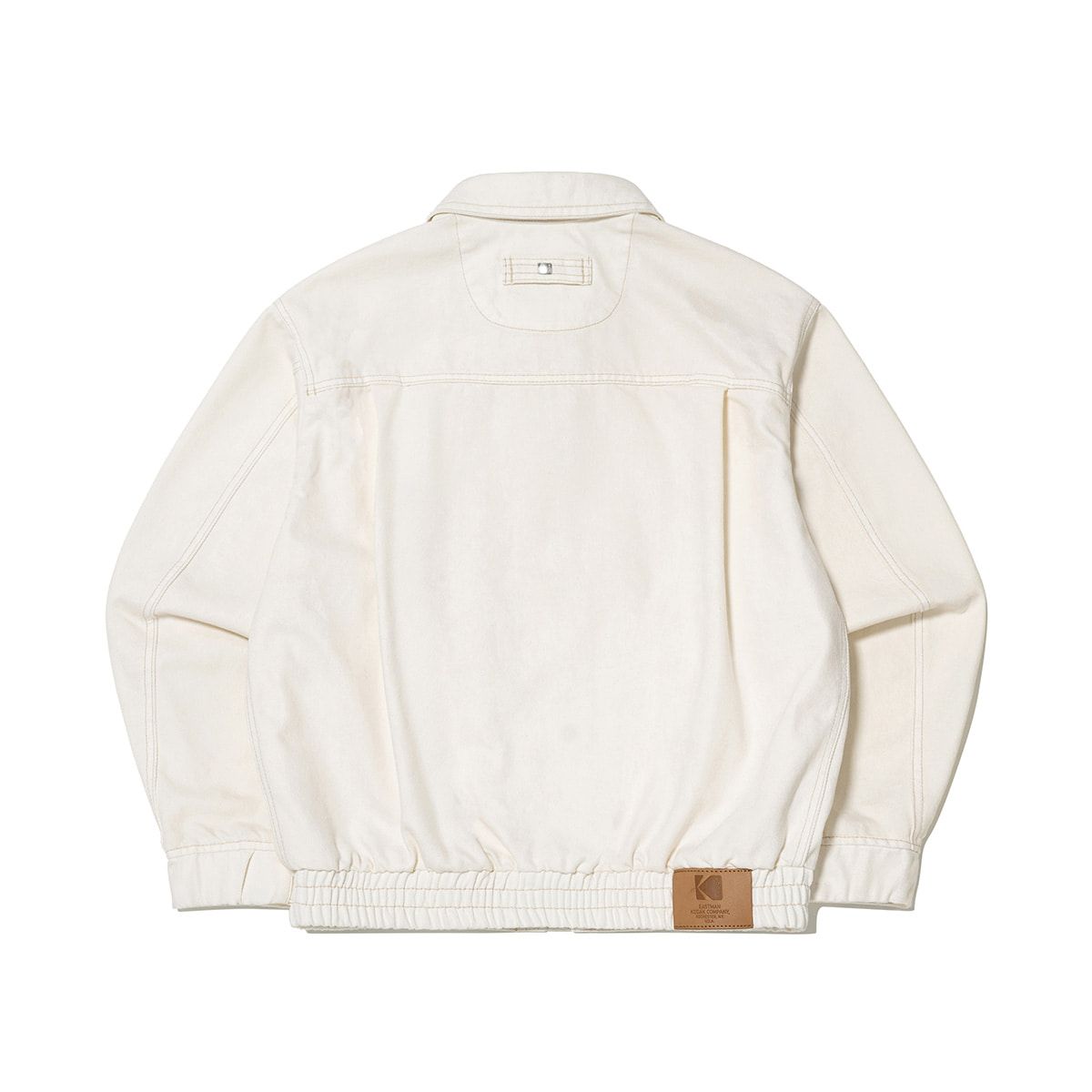 코닥(KODAK) RGB 데님 카라 자켓 IVORY