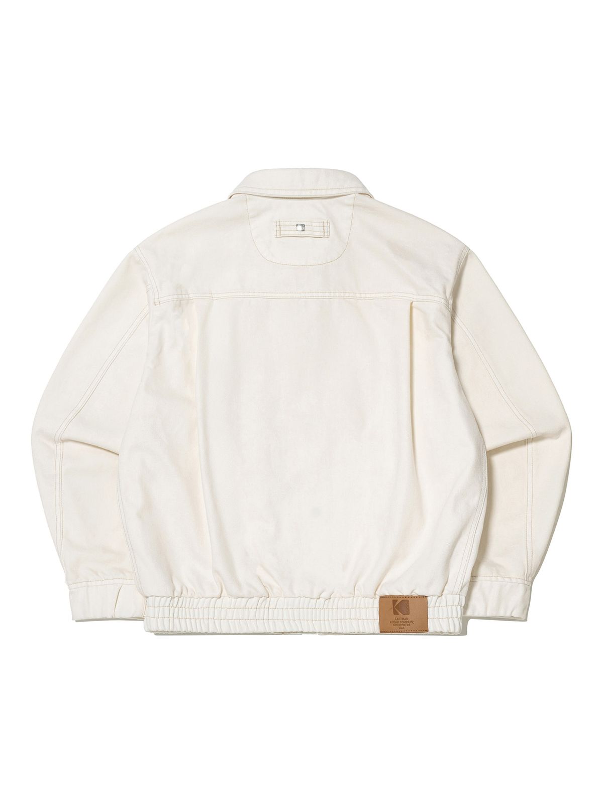 코닥(KODAK) RGB 데님 카라 자켓 IVORY