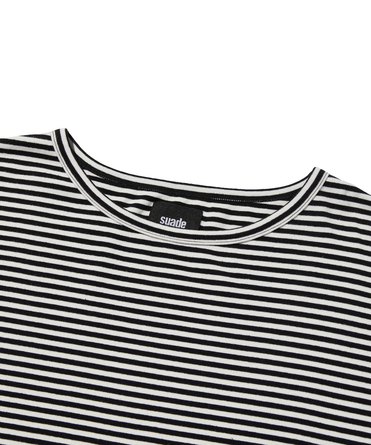 스웨이드(SUADE) BASIC STRIPE LONG SLEEVE [BLACK]