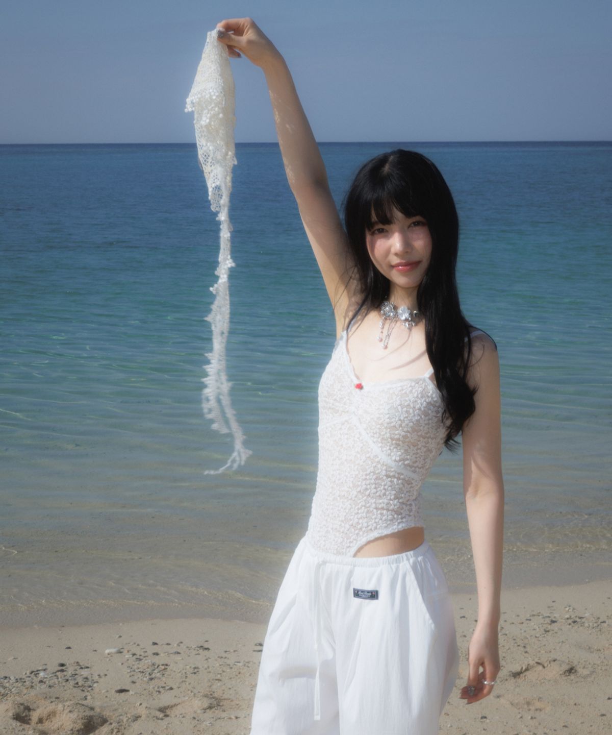로제프란츠(ROSEFRANTZ) Lace Bodysuit Sleeveless [Ivory]