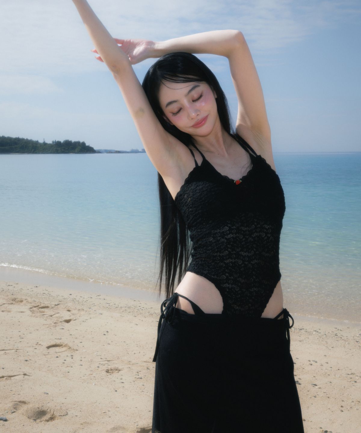 로제프란츠(ROSEFRANTZ) Lace Bodysuit Sleeveless [Black]