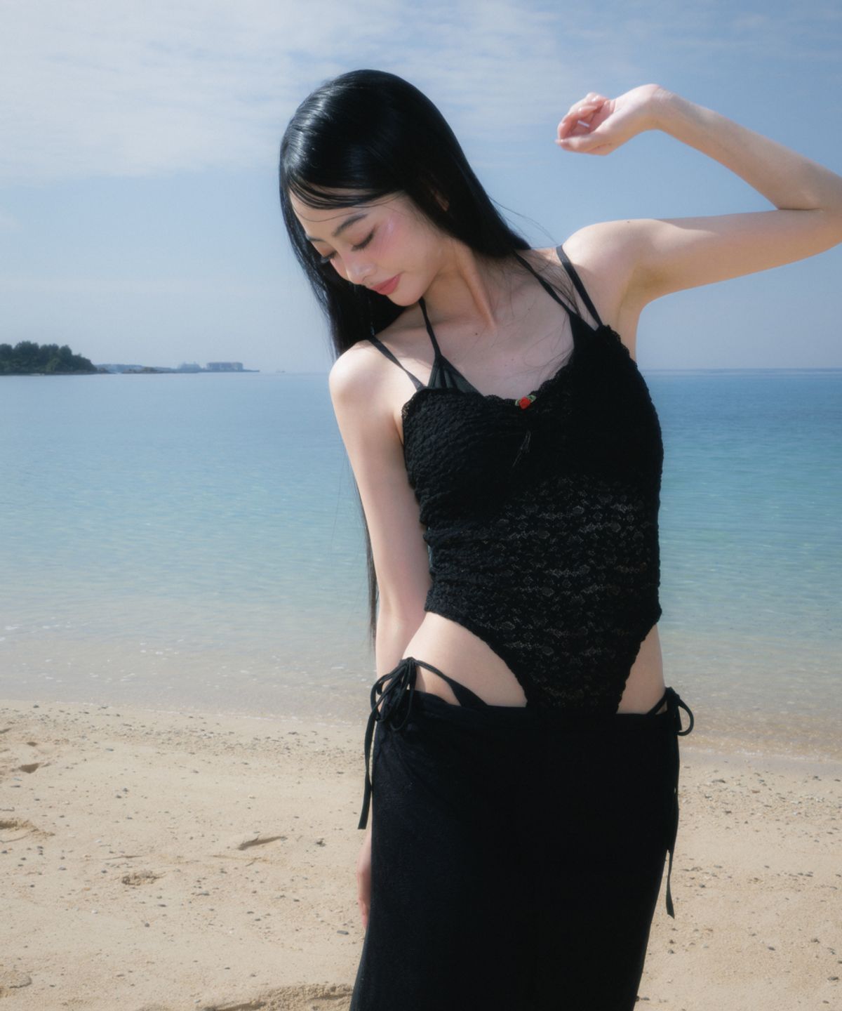 로제프란츠(ROSEFRANTZ) Lace Bodysuit Sleeveless [Black]