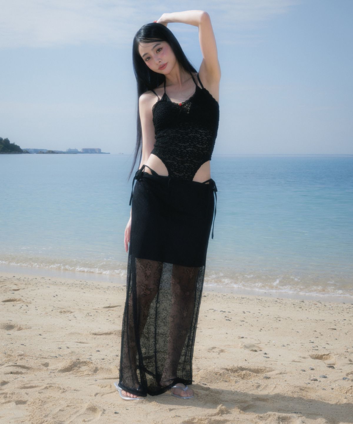 로제프란츠(ROSEFRANTZ) Lace Bodysuit Sleeveless [Black]