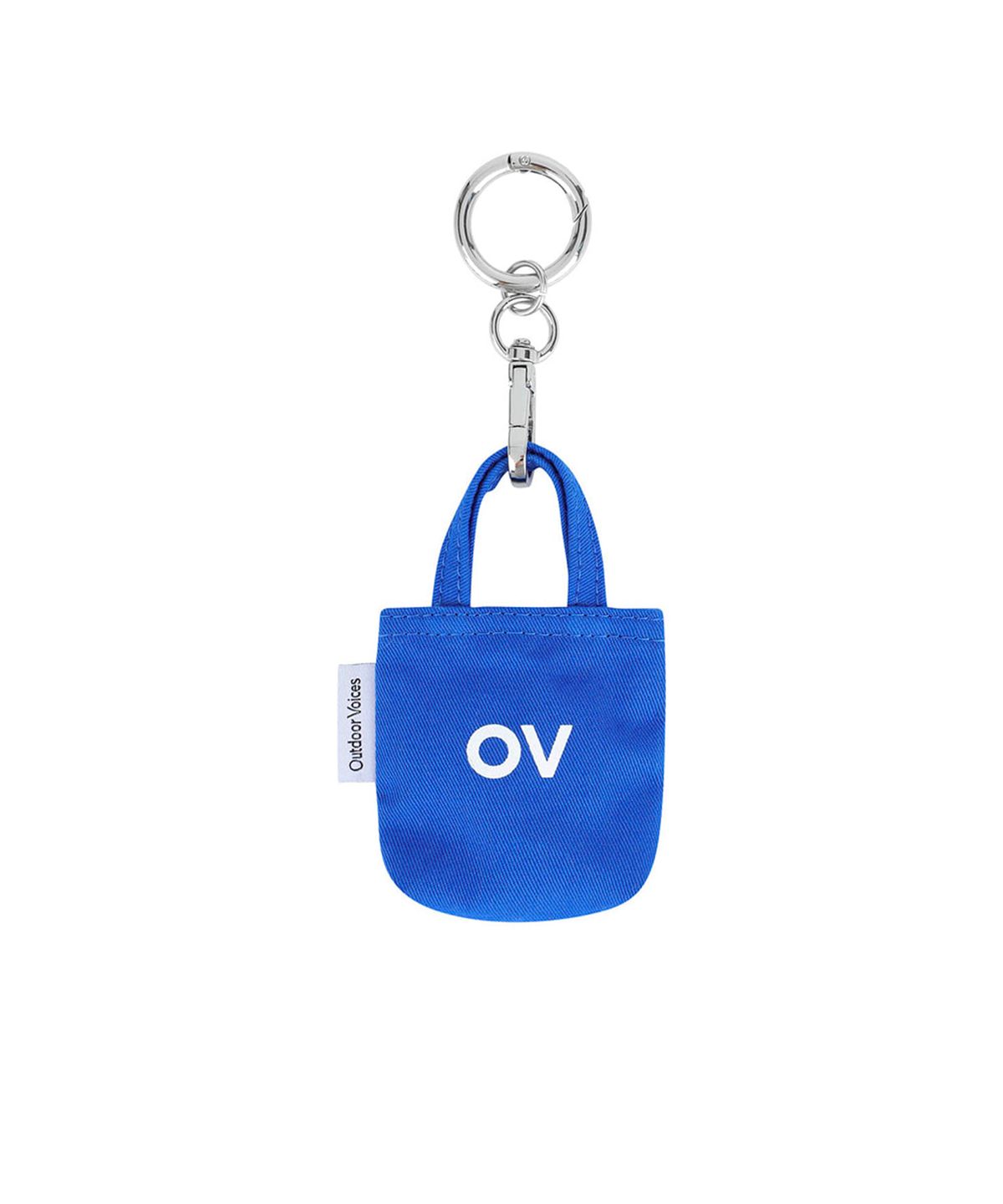 아웃도어 보이스(OUTDOOR VOICES) SIGNATURE TOTE BAG KEY RING (BLUE)