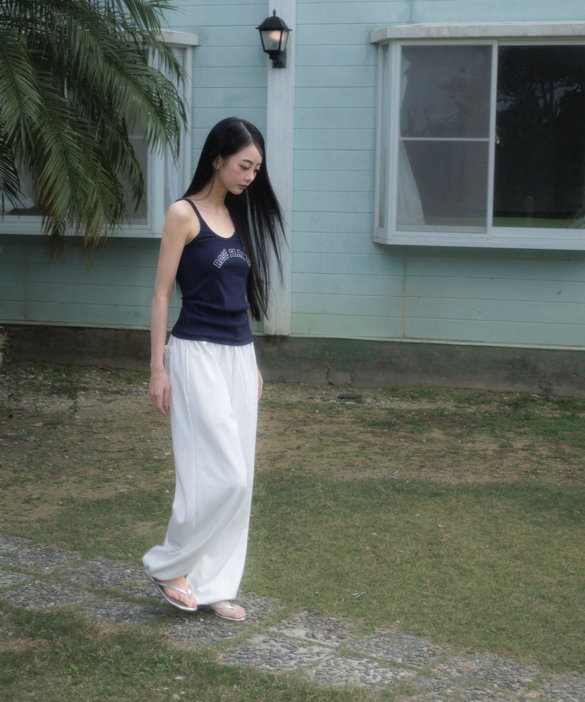 로제프란츠(ROSEFRANTZ) Round Patch Sleeveless [Navy]