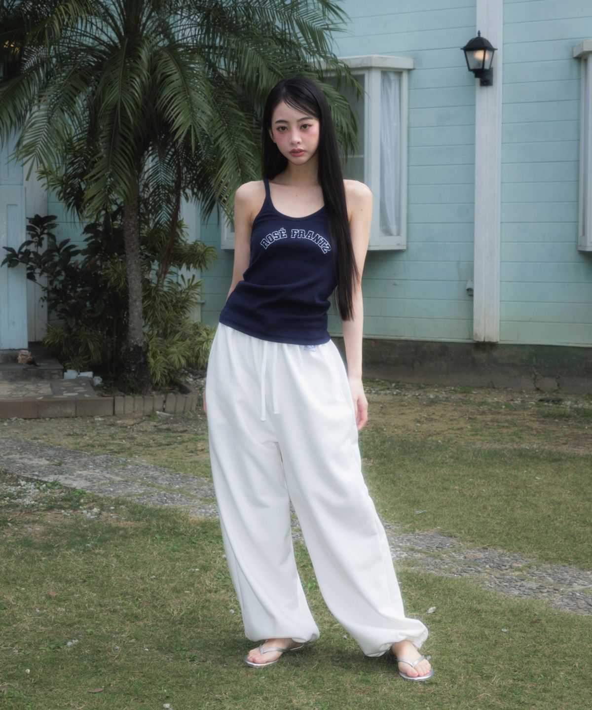 로제프란츠(ROSEFRANTZ) Round Patch Sleeveless [Navy]