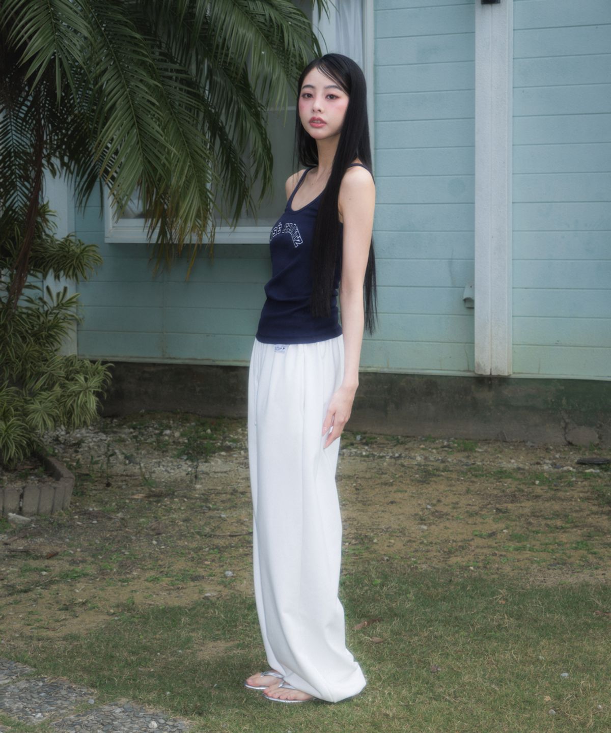 로제프란츠(ROSEFRANTZ) Round Patch Sleeveless [Navy]
