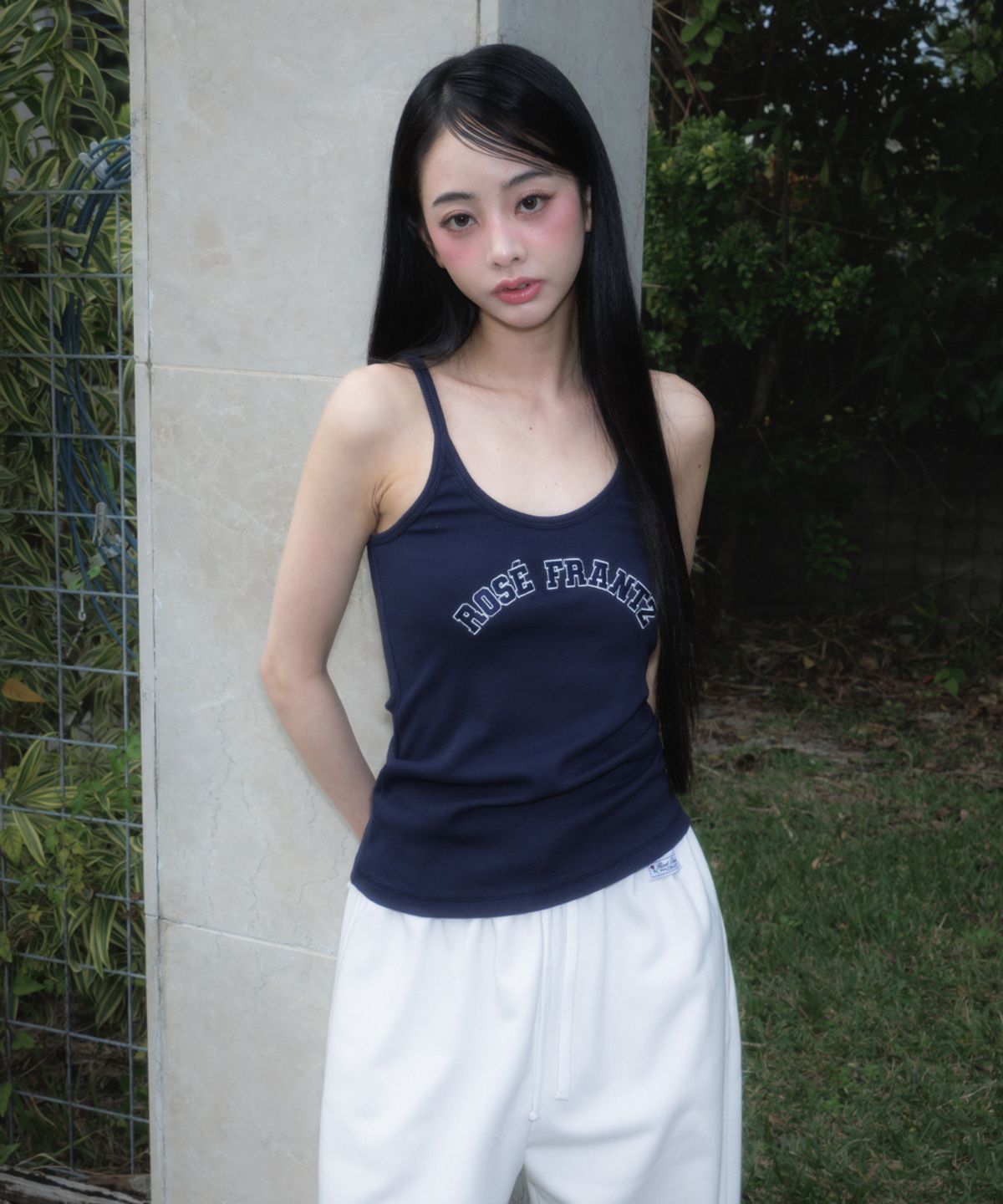 로제프란츠(ROSEFRANTZ) Round Patch Sleeveless [Navy]