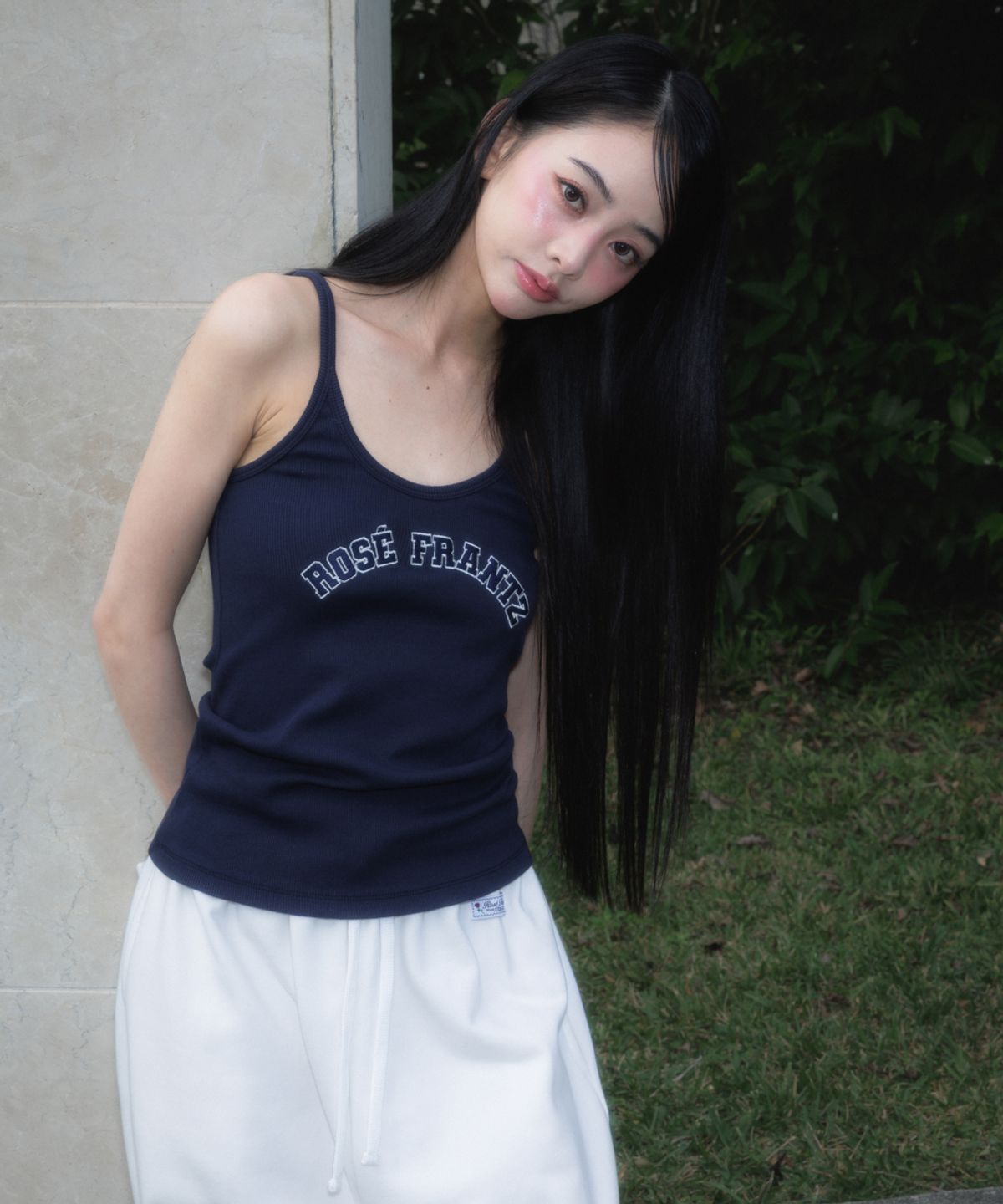 로제프란츠(ROSEFRANTZ) Round Patch Sleeveless [Navy]