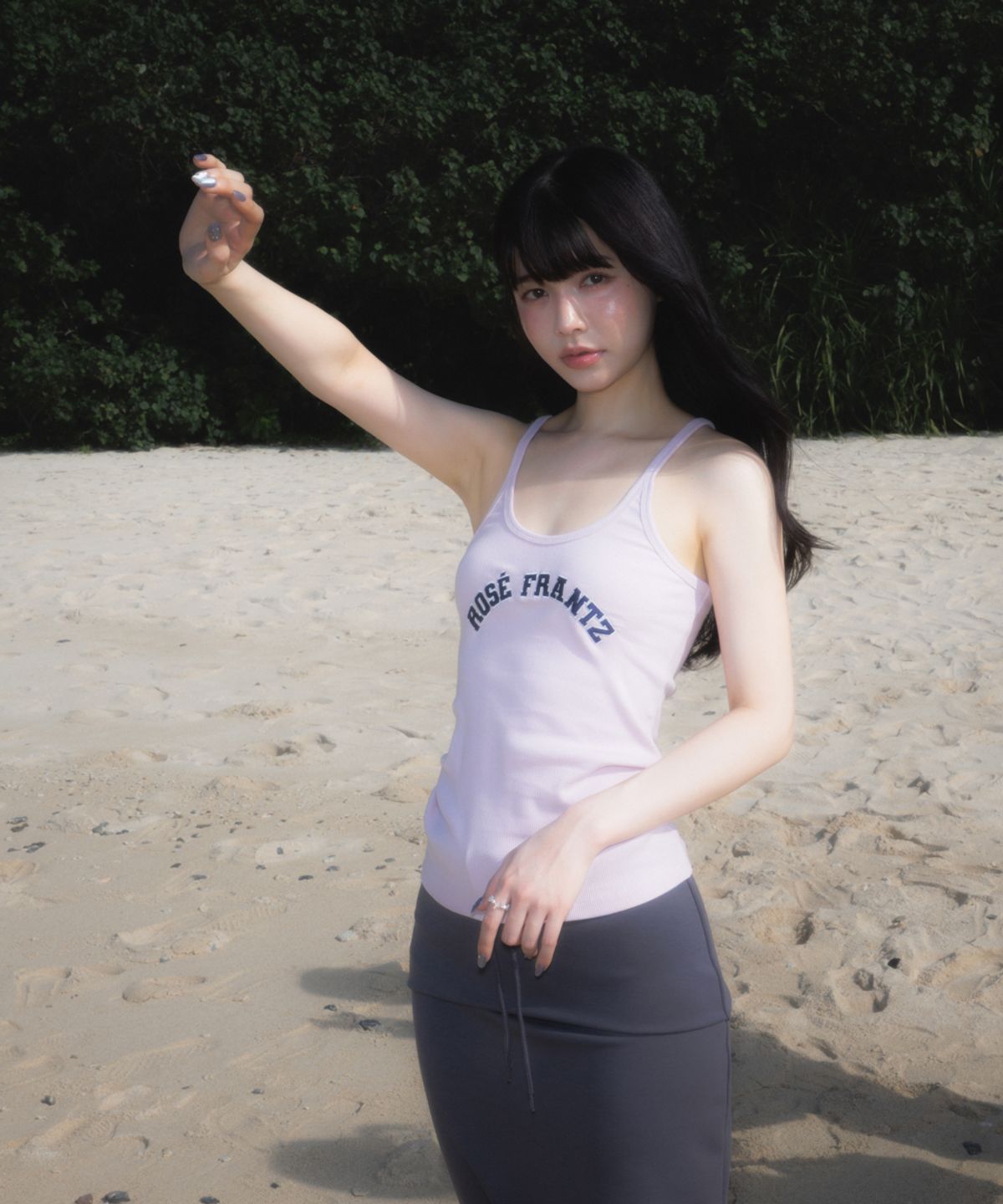 로제프란츠(ROSEFRANTZ) Round Patch Sleeveless [Pink]
