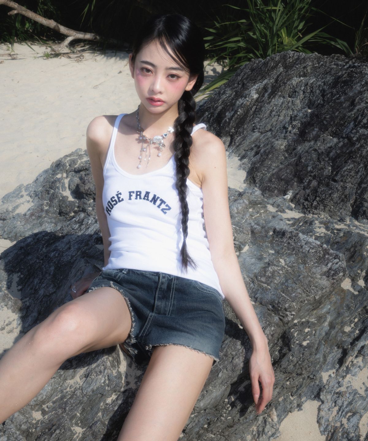 로제프란츠(ROSEFRANTZ) Round Patch Sleeveless [White]