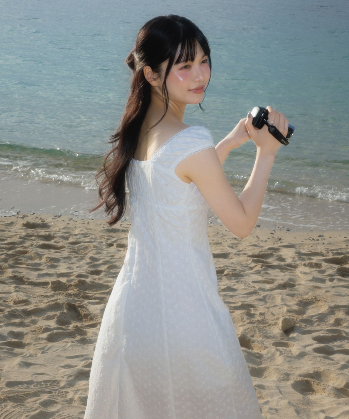 로제프란츠(ROSEFRANTZ) Floral Lace Slim Long Dress [Ivory]