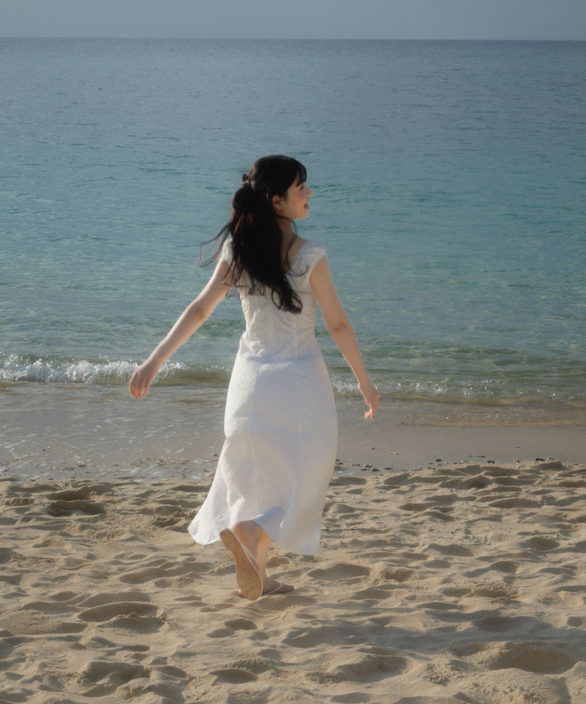 로제프란츠(ROSEFRANTZ) Floral Lace Slim Long Dress [Ivory]