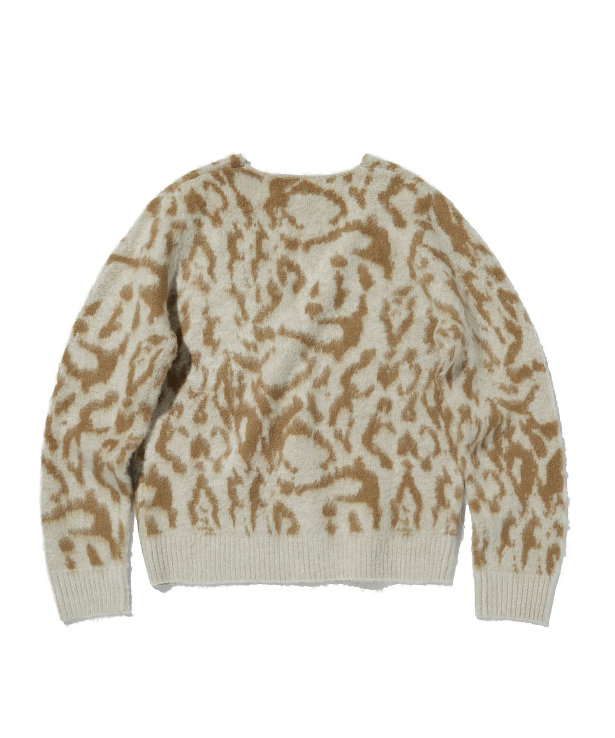 스웨이드(SUADE) PATTERN FUZZY CARDIGAN [BEIGE]