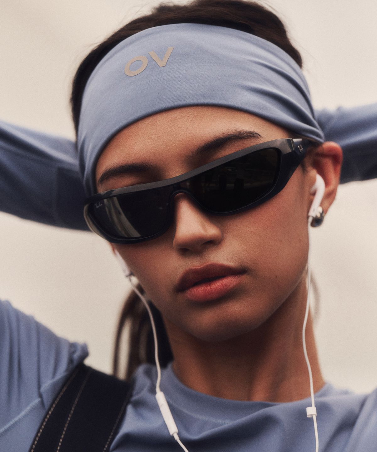 아웃도어 보이스(OUTDOOR VOICES) Technol-OV™ SOFT FLEX HEAD BAND (ASH BLUE)