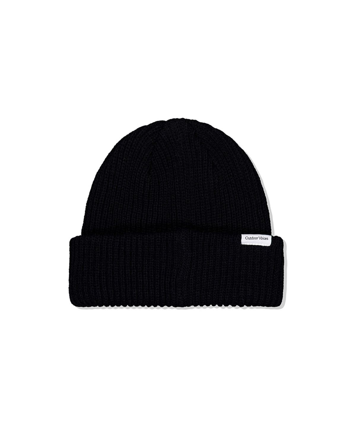 아웃도어 보이스(OUTDOOR VOICES) OV LOGO CUFF BEANIE (BLACK)