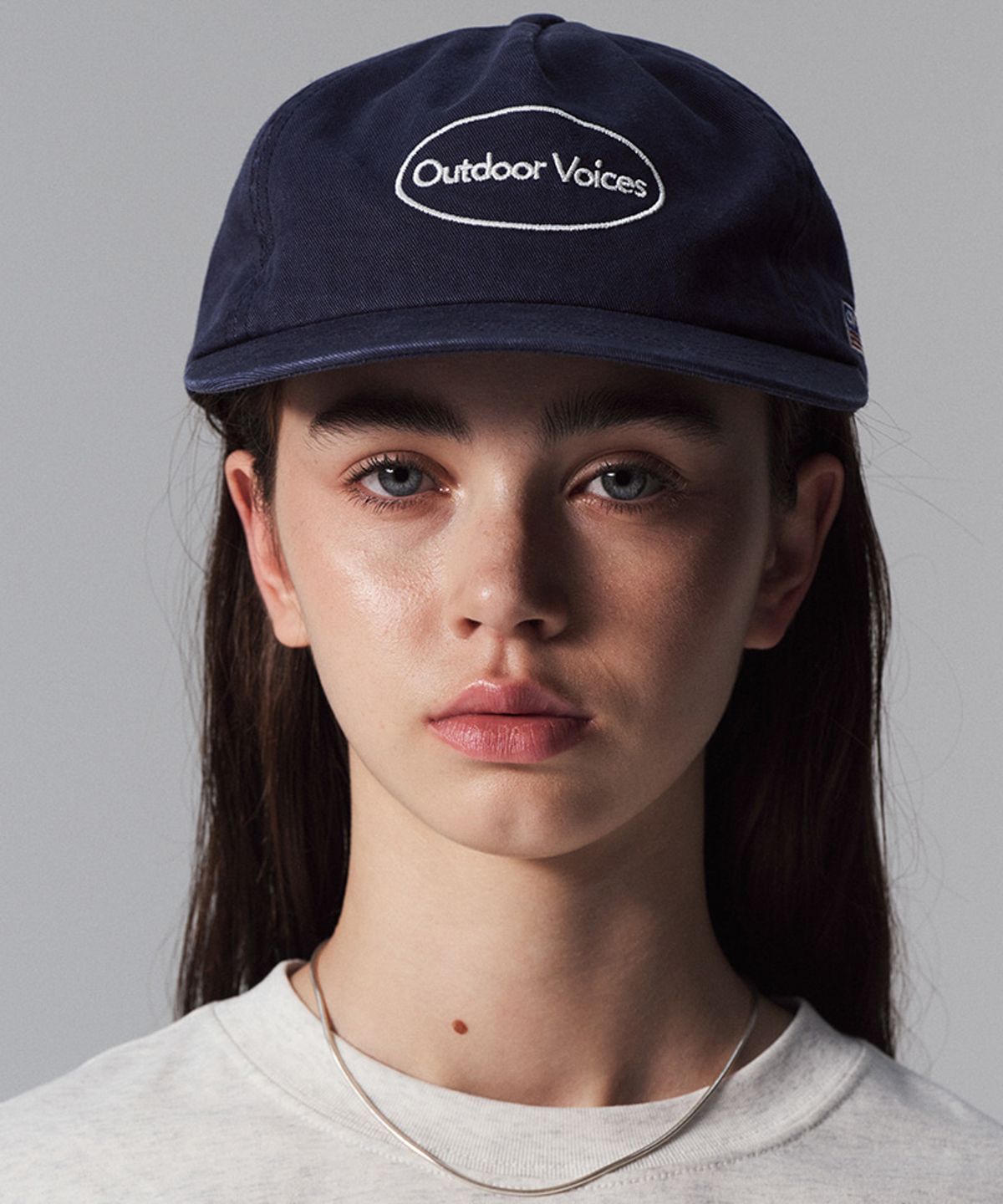 아웃도어 보이스(OUTDOOR VOICES) OVAL LOGO 5P CAP (NAVY)
