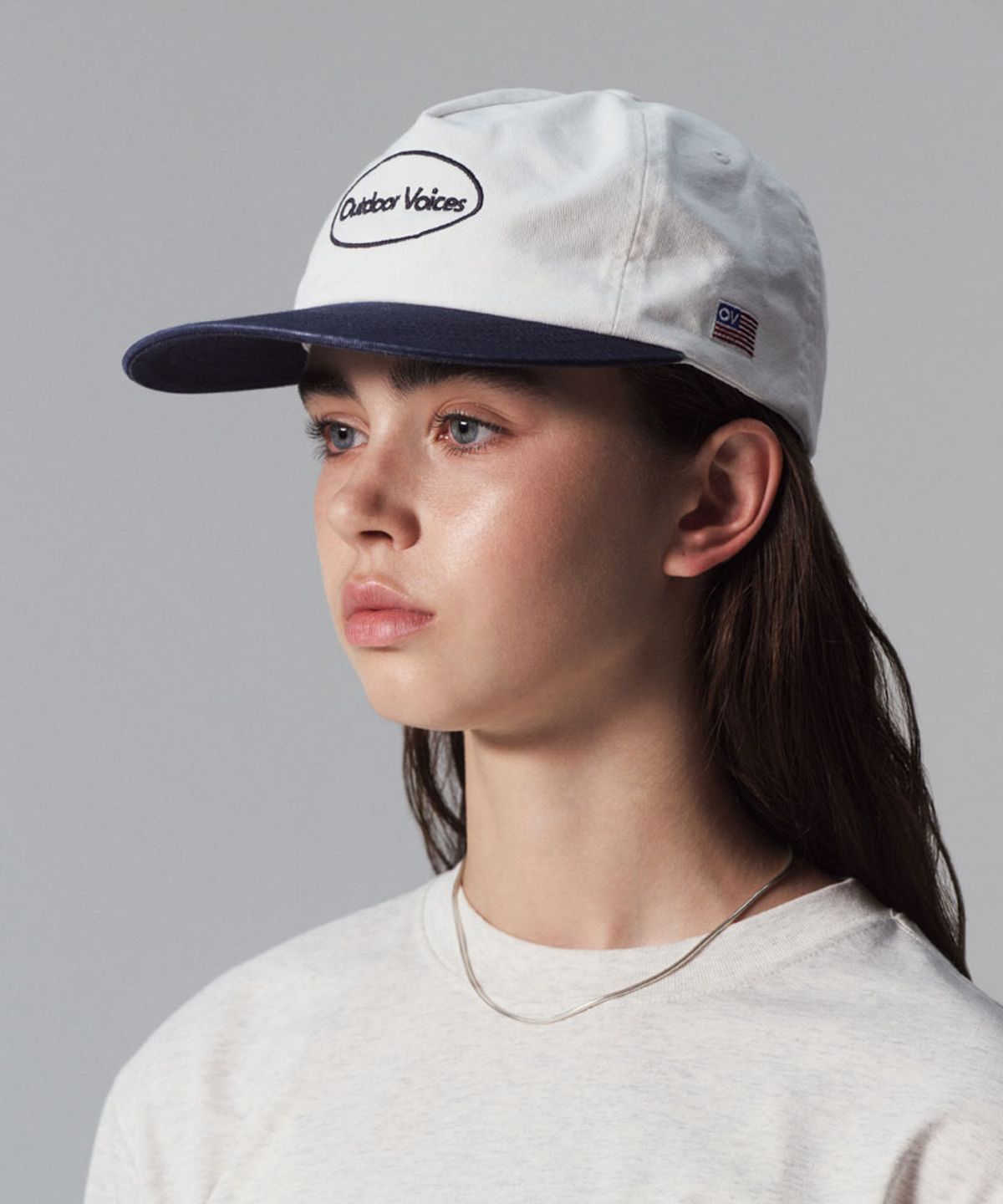 아웃도어 보이스(OUTDOOR VOICES) OVAL LOGO 5P CAP (IVORY)