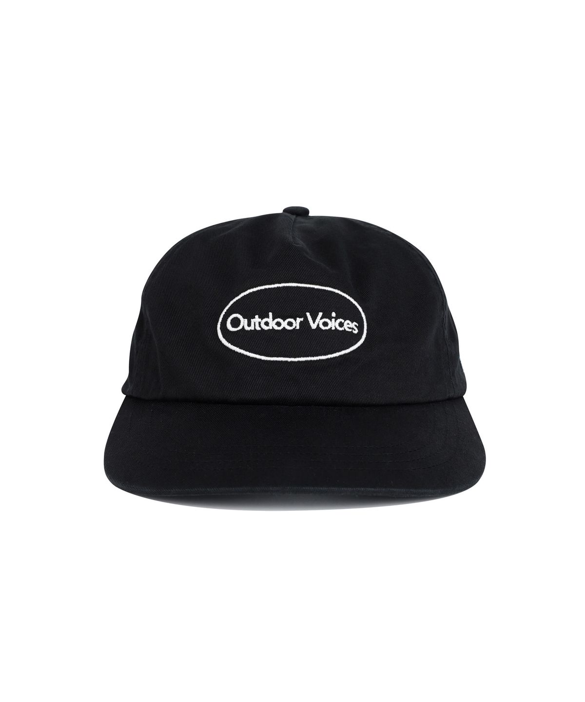 아웃도어 보이스(OUTDOOR VOICES) OVAL LOGO 5P CAP (BLACK)