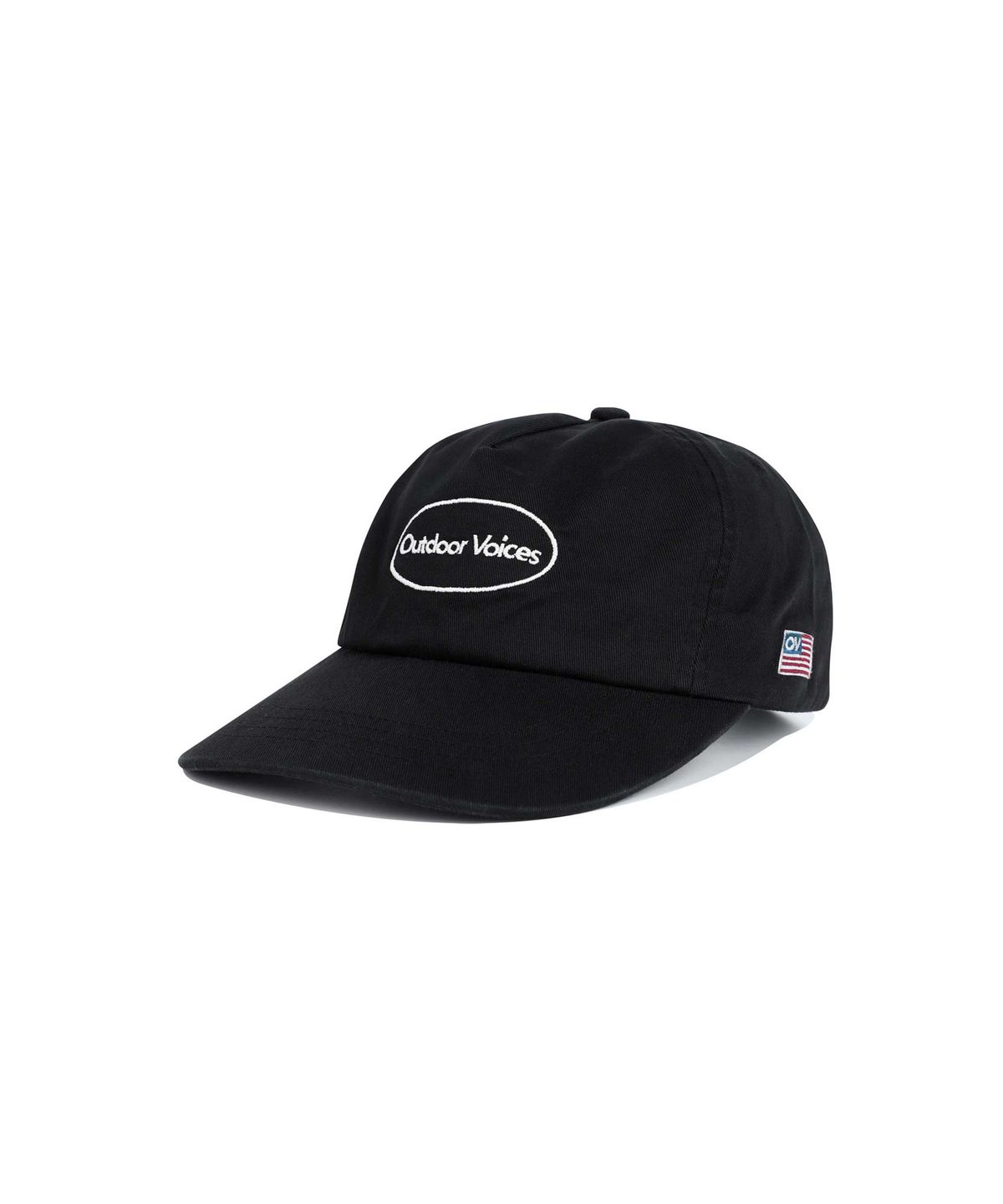 아웃도어 보이스(OUTDOOR VOICES) OVAL LOGO 5P CAP (BLACK)