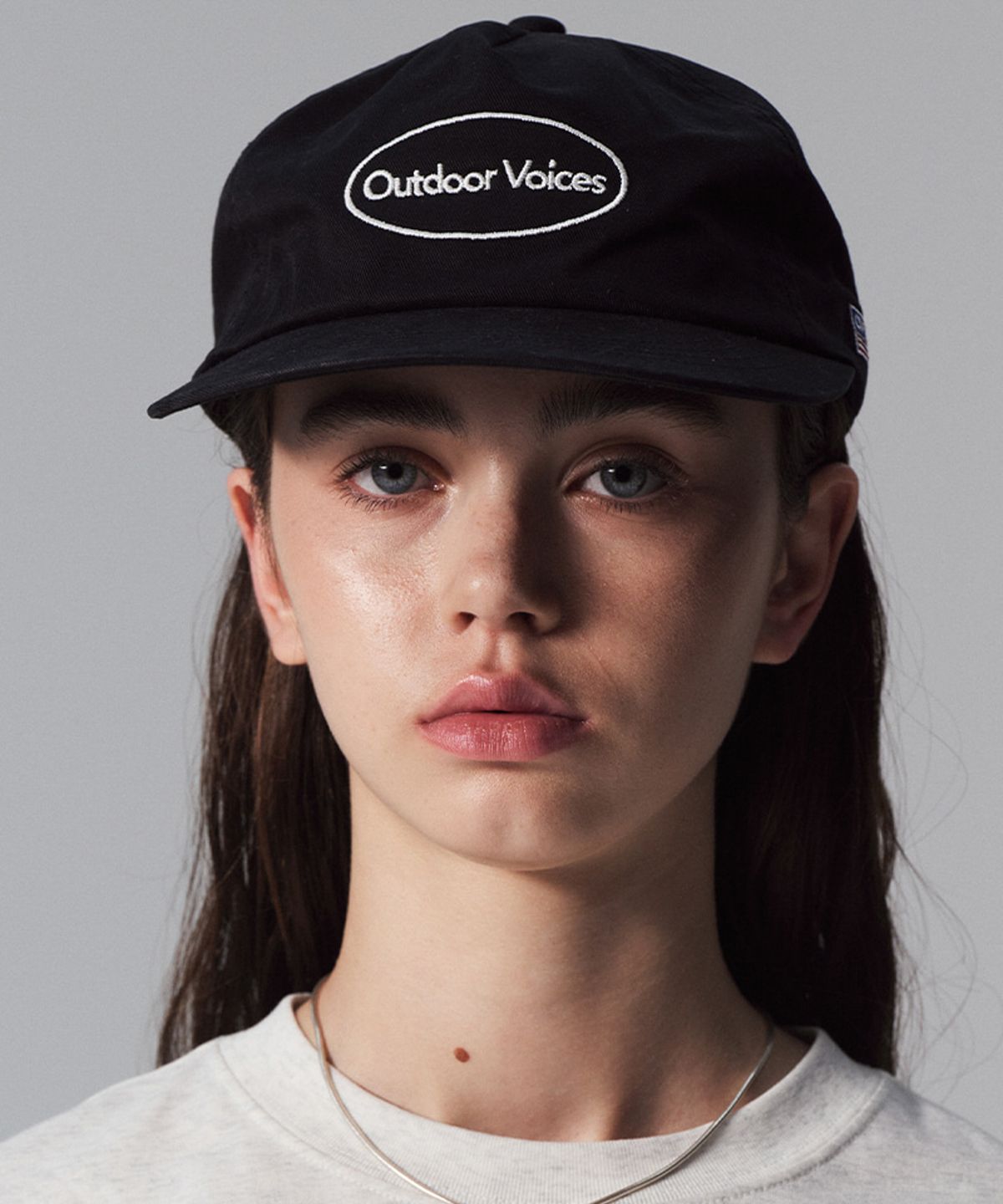 아웃도어 보이스(OUTDOOR VOICES) OVAL LOGO 5P CAP (BLACK)