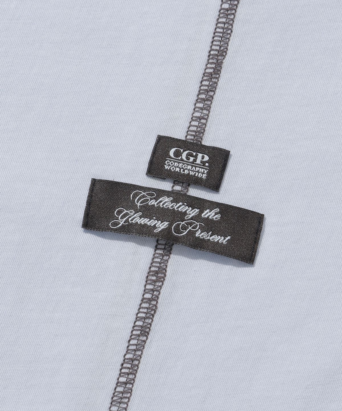 코드그라피(CGP) (우먼) 스티치 포인트 롱슬리브-스카이 블루