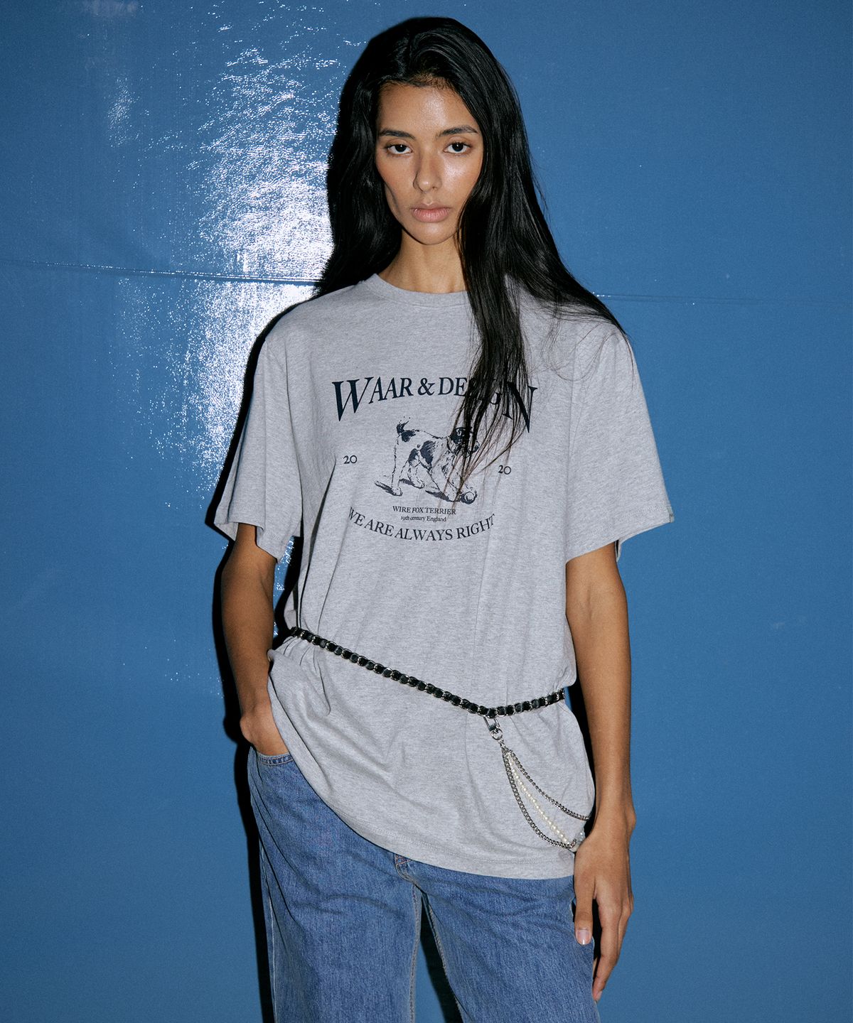 와르 포 우먼(WAARFORWOMAN) WT-57 애니멀 그래픽 티(3colors)