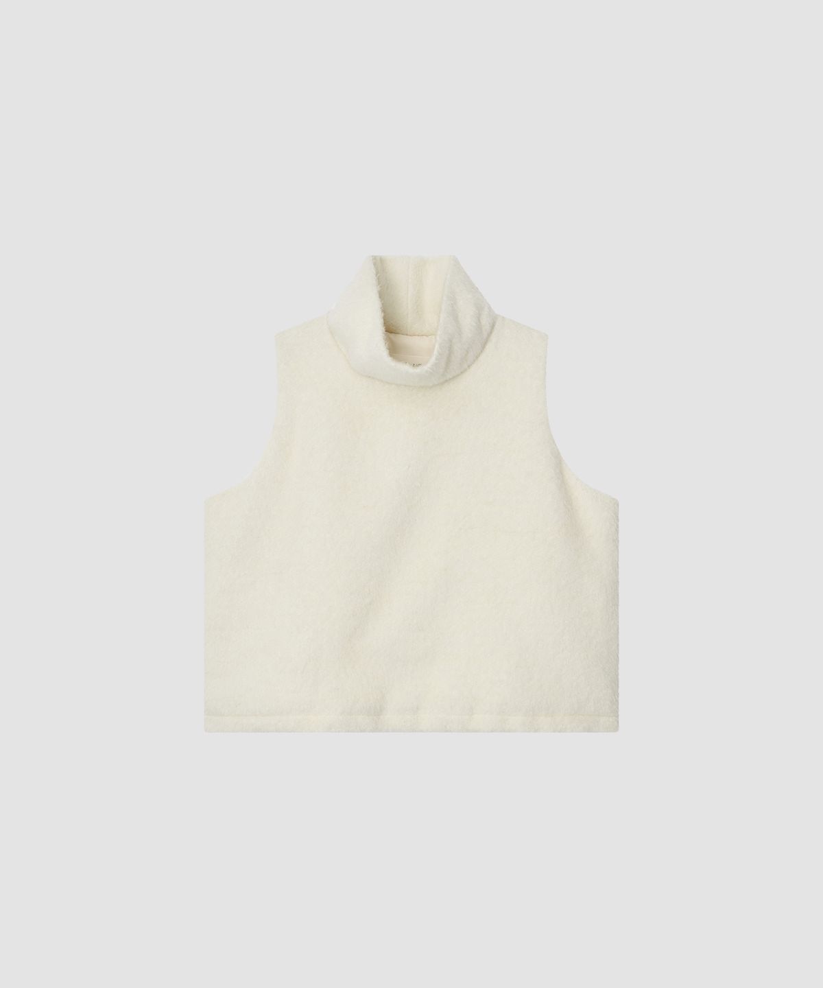 더 릴(THE LILLE) Boucle Wool Turtleneck Vest_Ivory