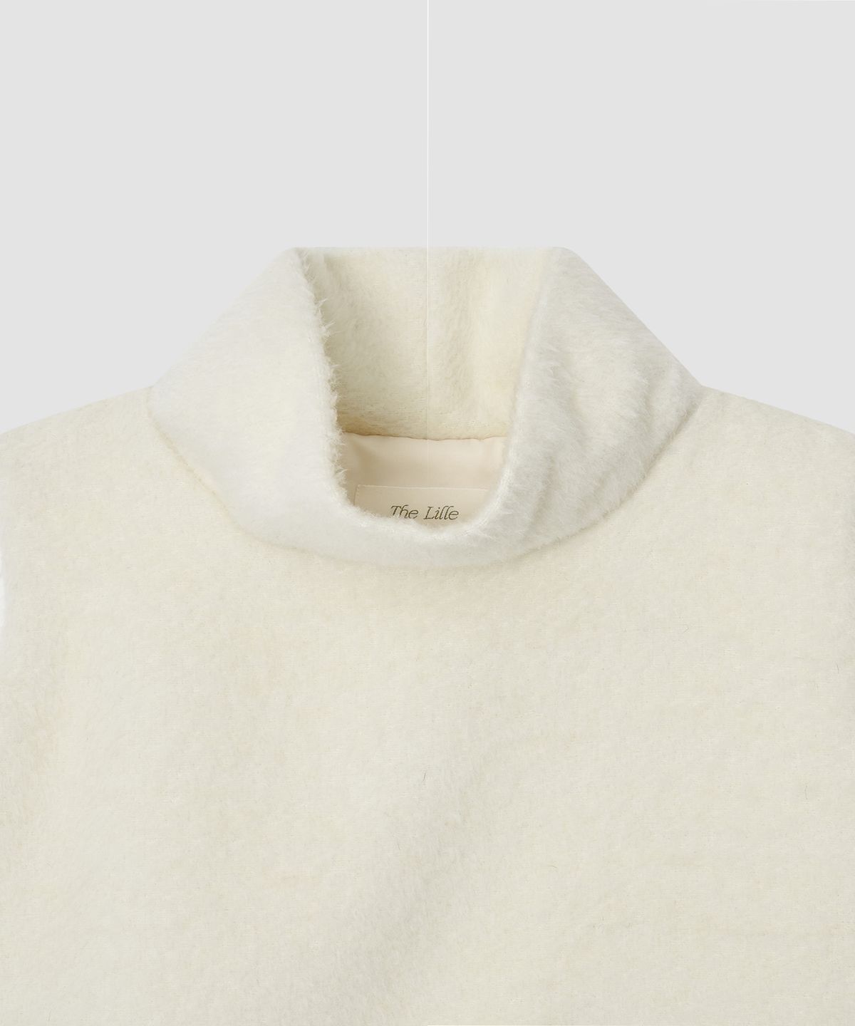 더 릴(THE LILLE) Boucle Wool Turtleneck Vest_Ivory
