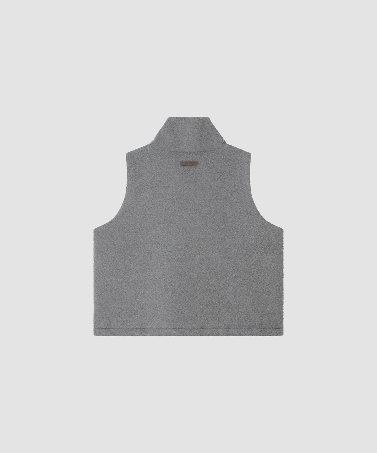 더 릴(THE LILLE) Boucle Wool Turtleneck Vest_Gray