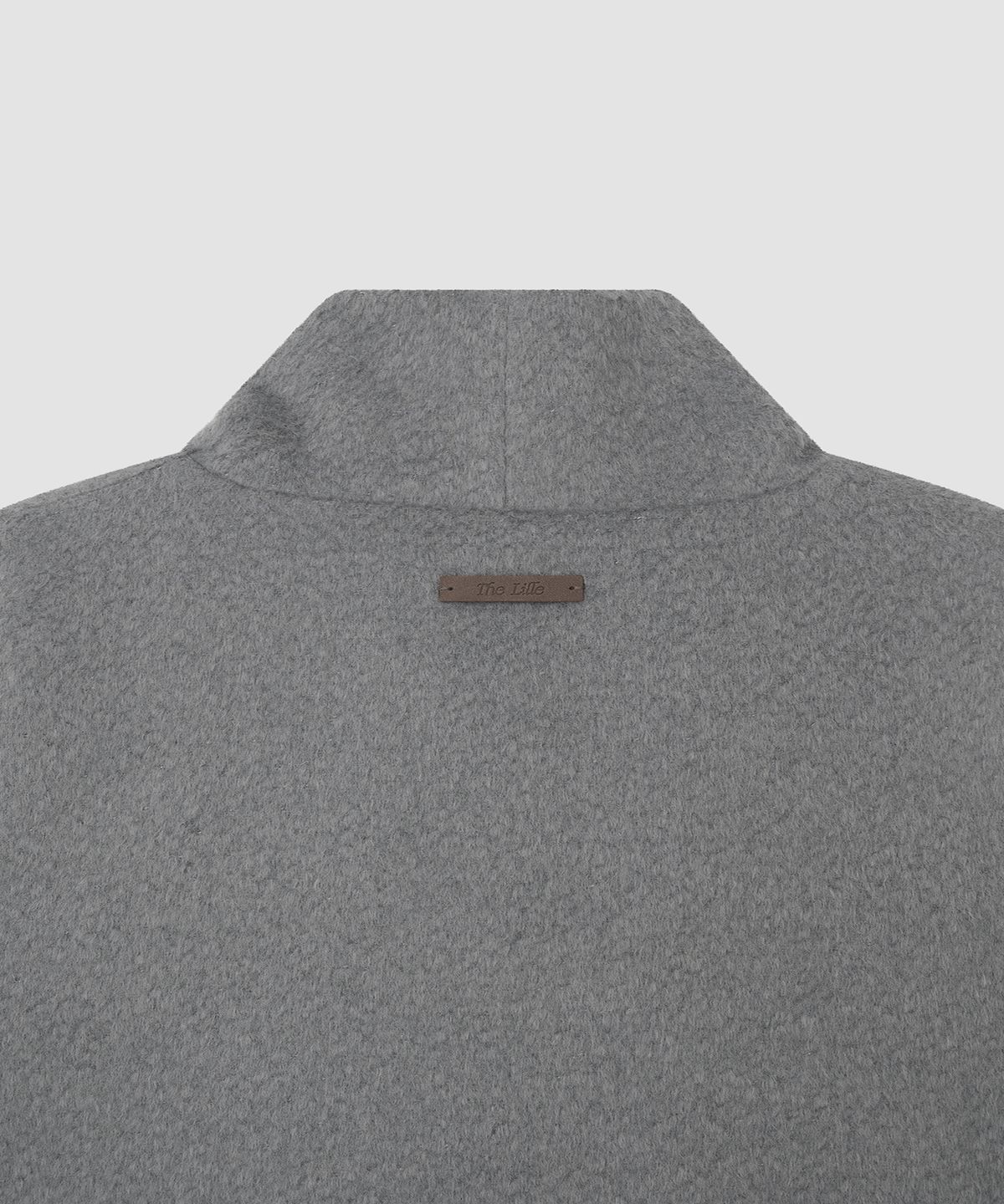 더 릴(THE LILLE) Boucle Wool Turtleneck Vest_Gray