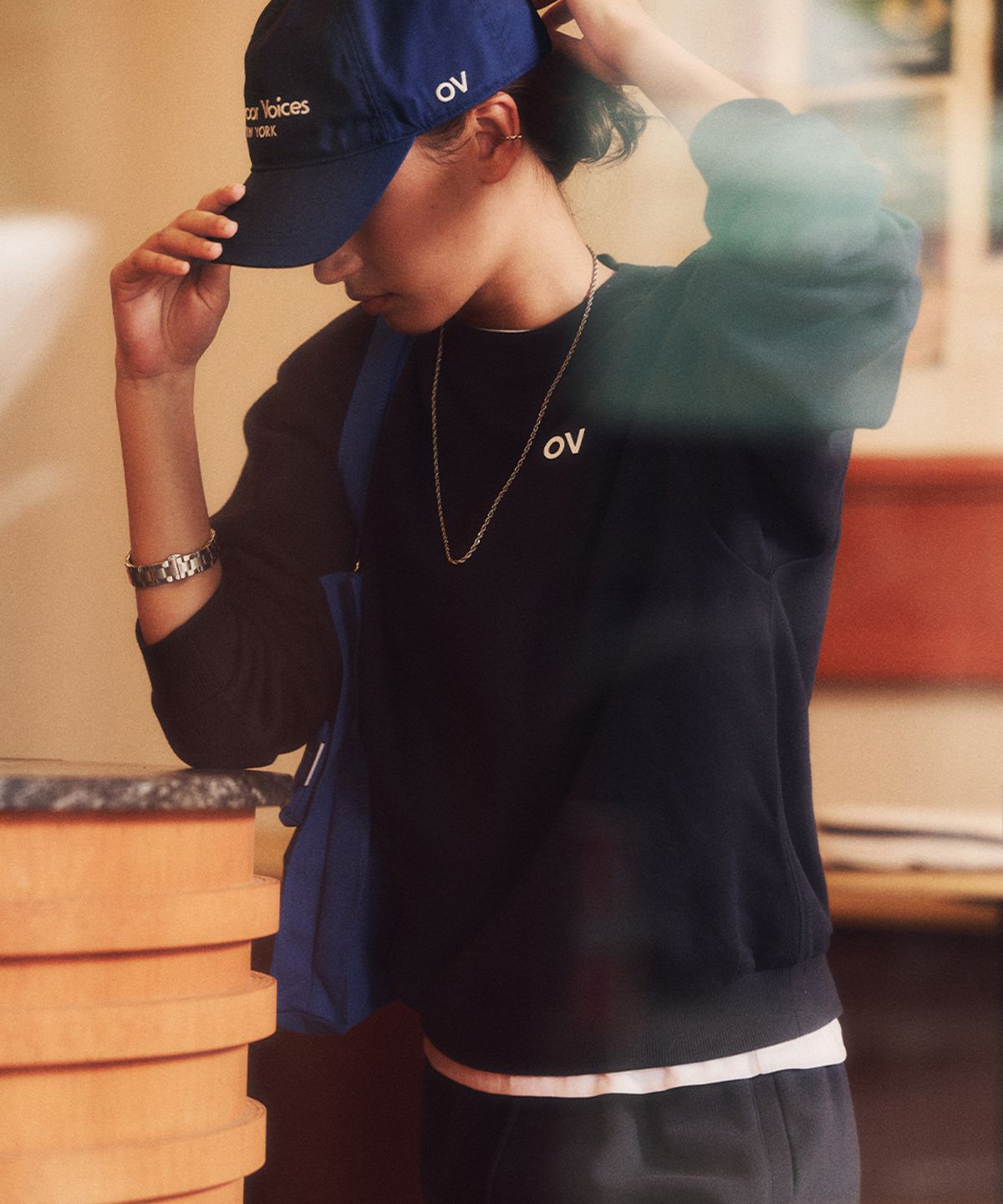 아웃도어 보이스(OUTDOOR VOICES) CLASSIC LOGO NY COTTON CAP (BLUE)