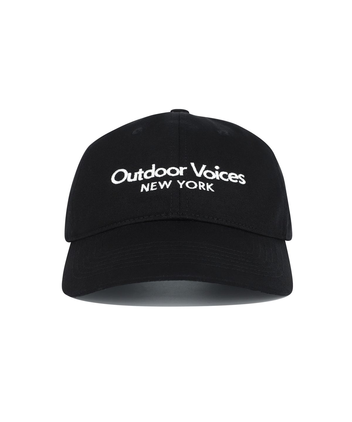 아웃도어 보이스(OUTDOOR VOICES) CLASSIC LOGO NY COTTON CAP (BLACK)