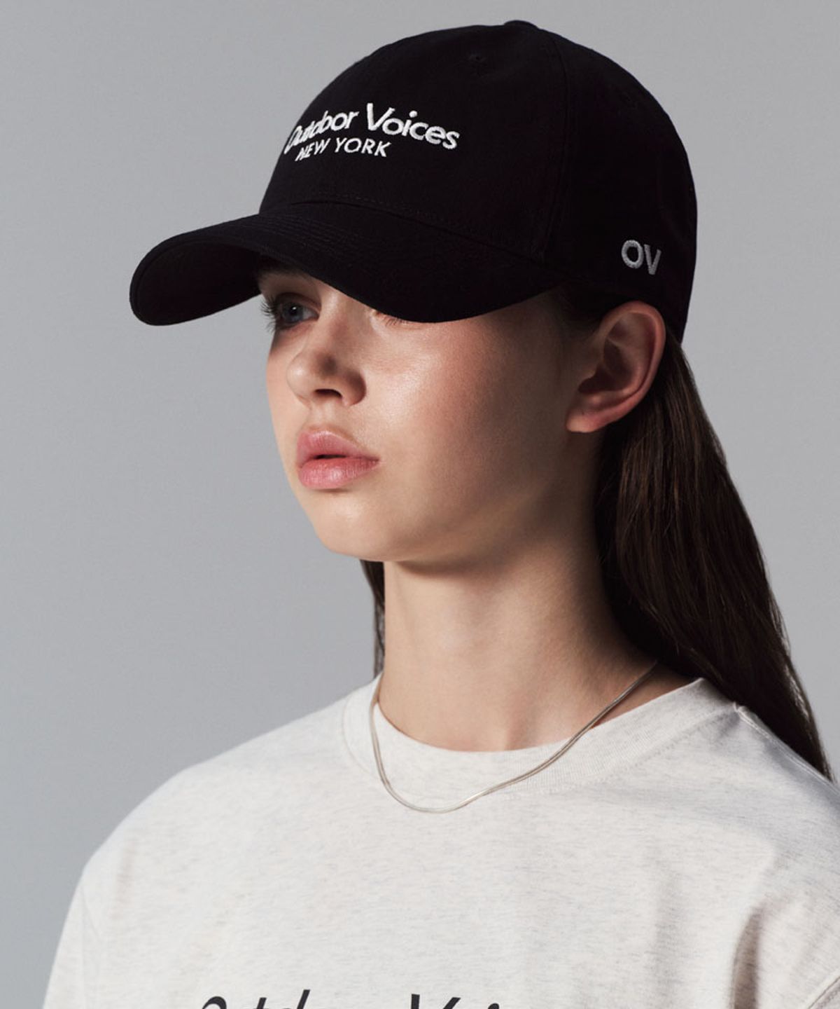아웃도어 보이스(OUTDOOR VOICES) CLASSIC LOGO NY COTTON CAP (BLACK)