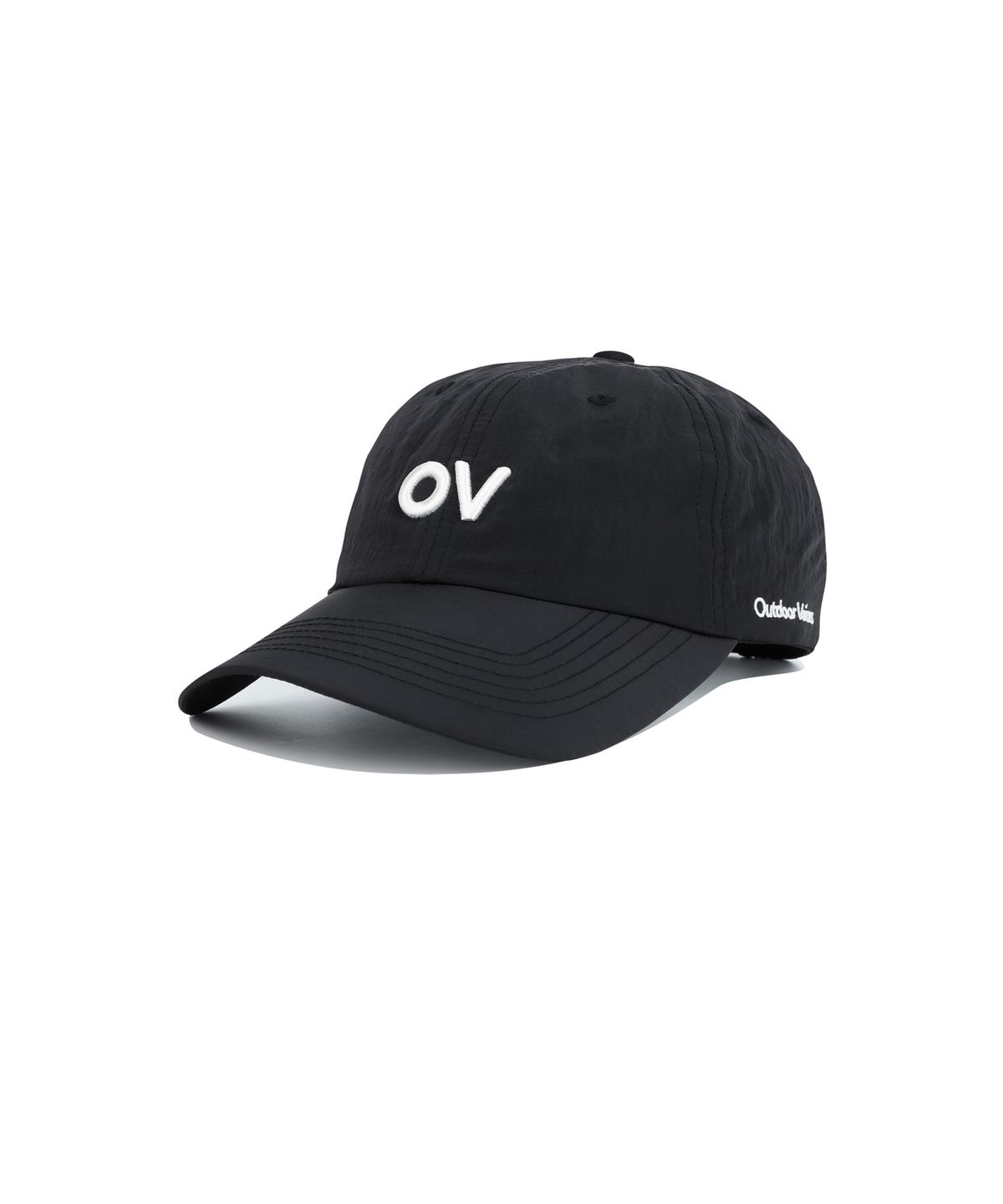 아웃도어 보이스(OUTDOOR VOICES) OV LOGO NYLON CAP (BLACK)