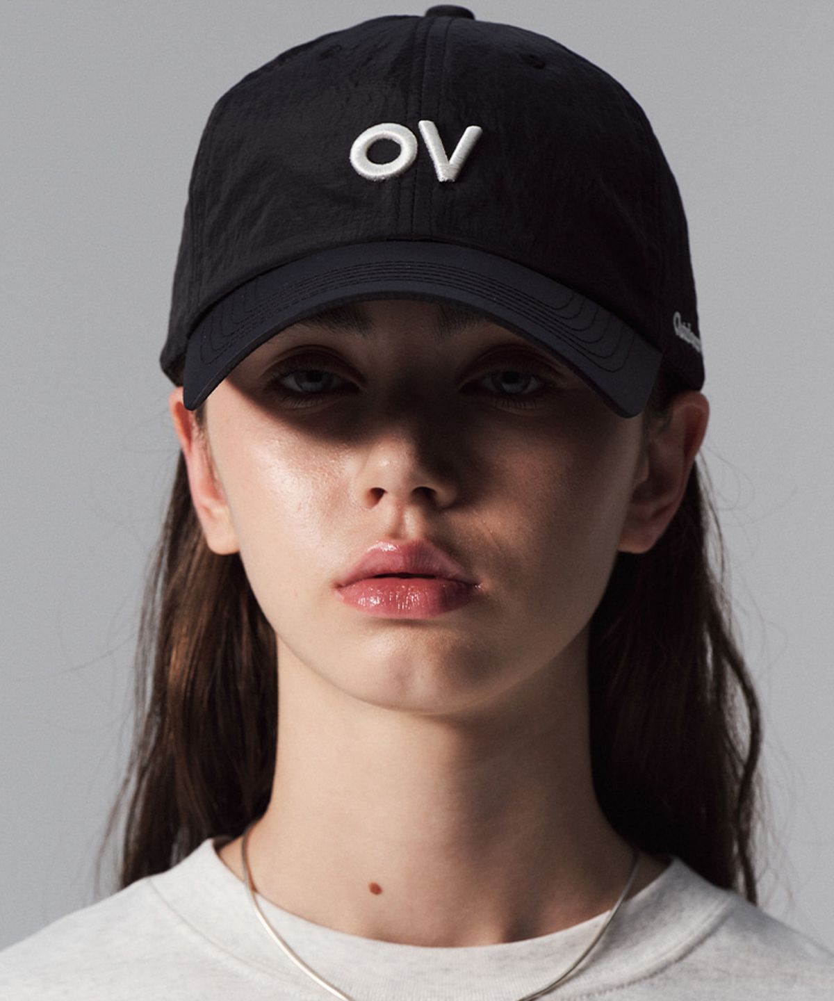 아웃도어 보이스(OUTDOOR VOICES) OV LOGO NYLON CAP (BLACK)