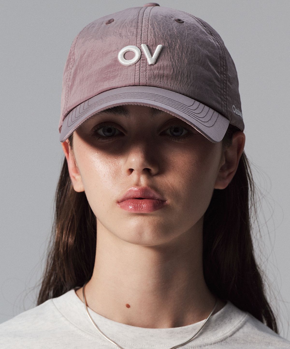 아웃도어 보이스(OUTDOOR VOICES) OV LOGO NYLON CAP (PINK)