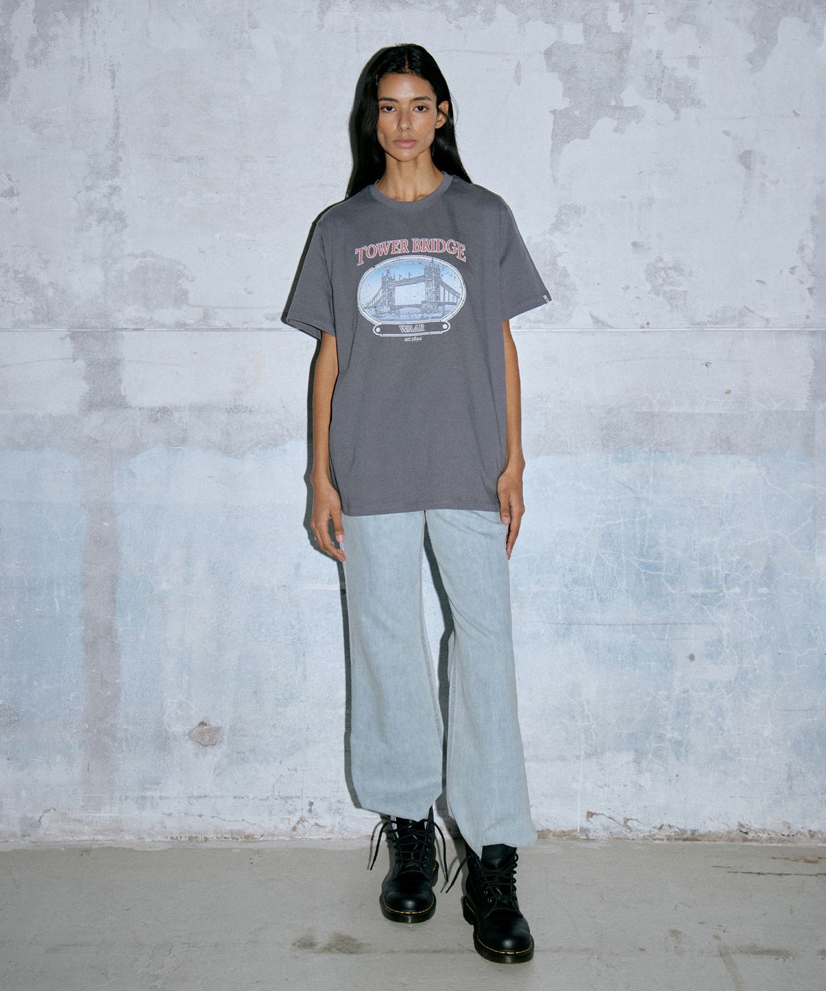 와르 포 우먼(WAARFORWOMAN) WT-56 브릿지 그래픽 티(2colors)