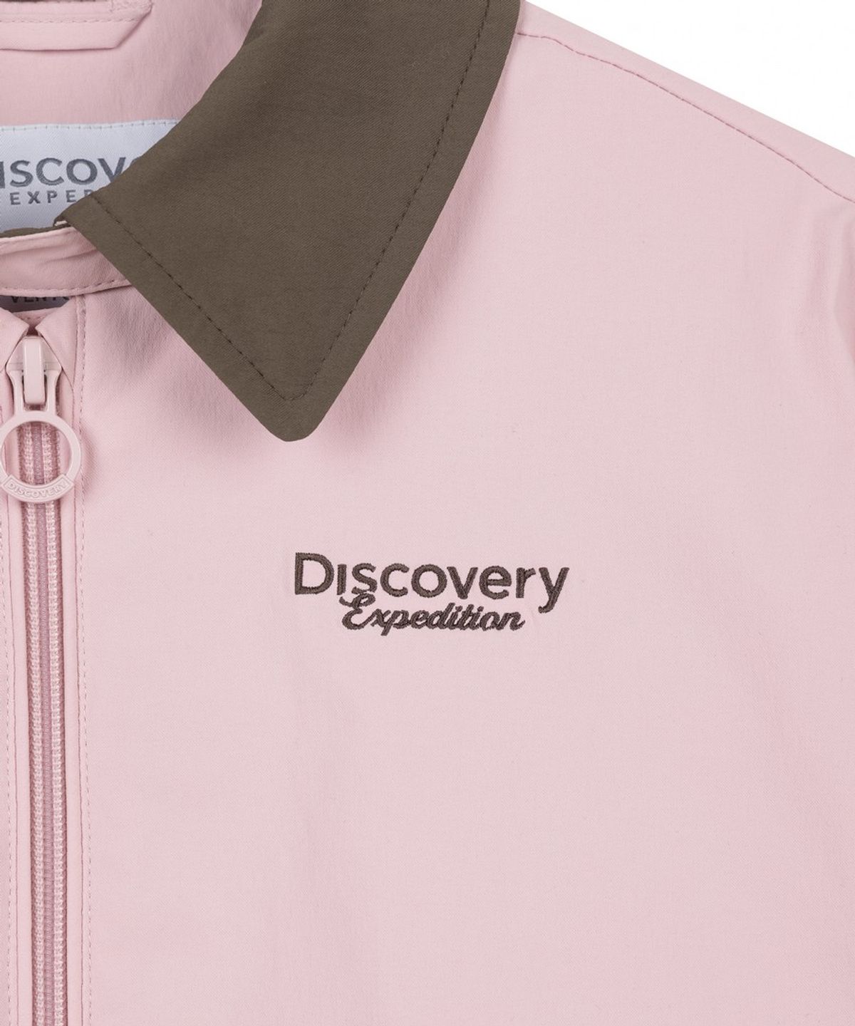 디스커버리 키즈(DISCOVERY KIDS) 여아 크롭 카라 자켓 (PINK)