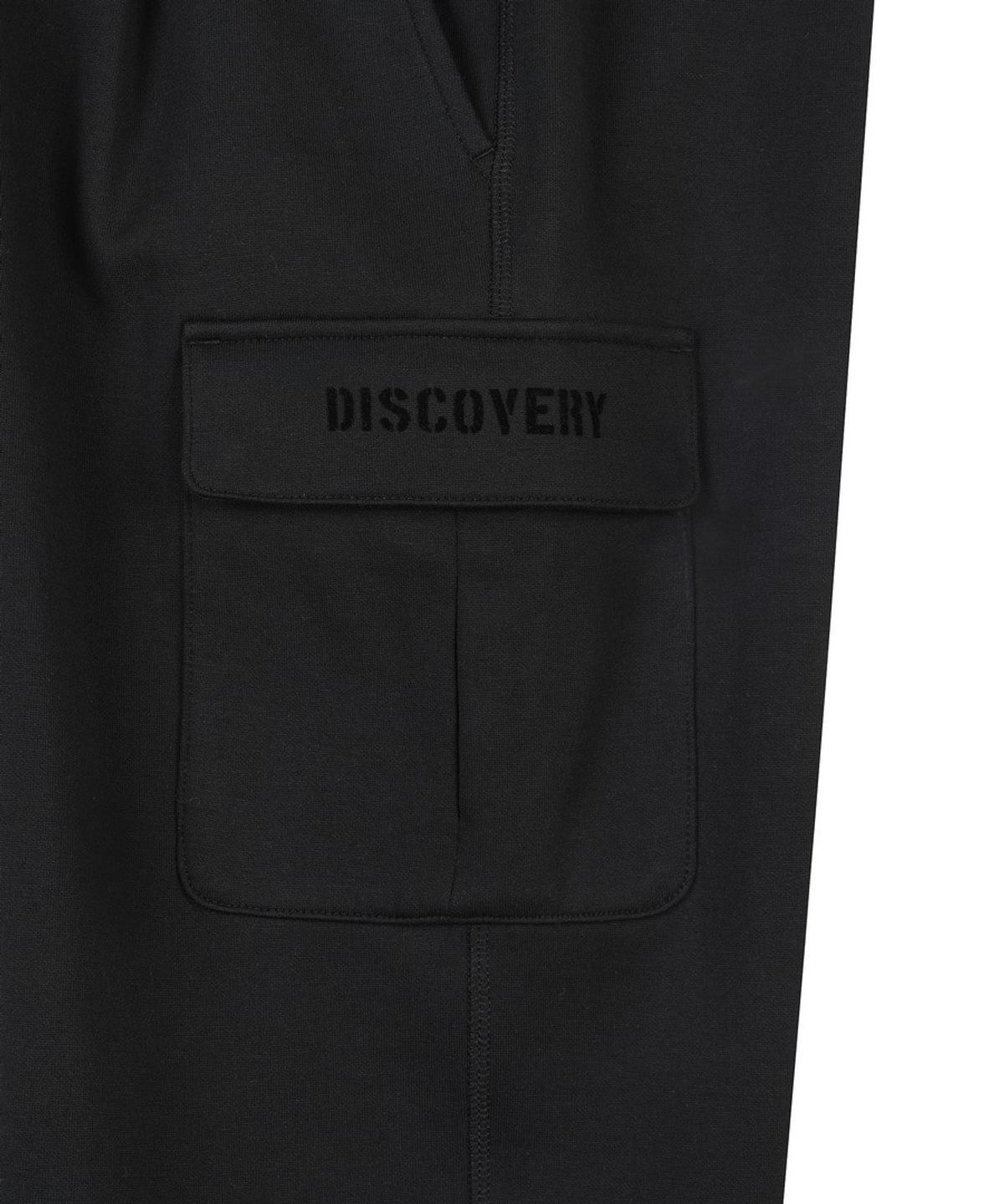 디스커버리 키즈(DISCOVERY KIDS) 키즈 사이드 포켓 져지팬츠 (BLACK)