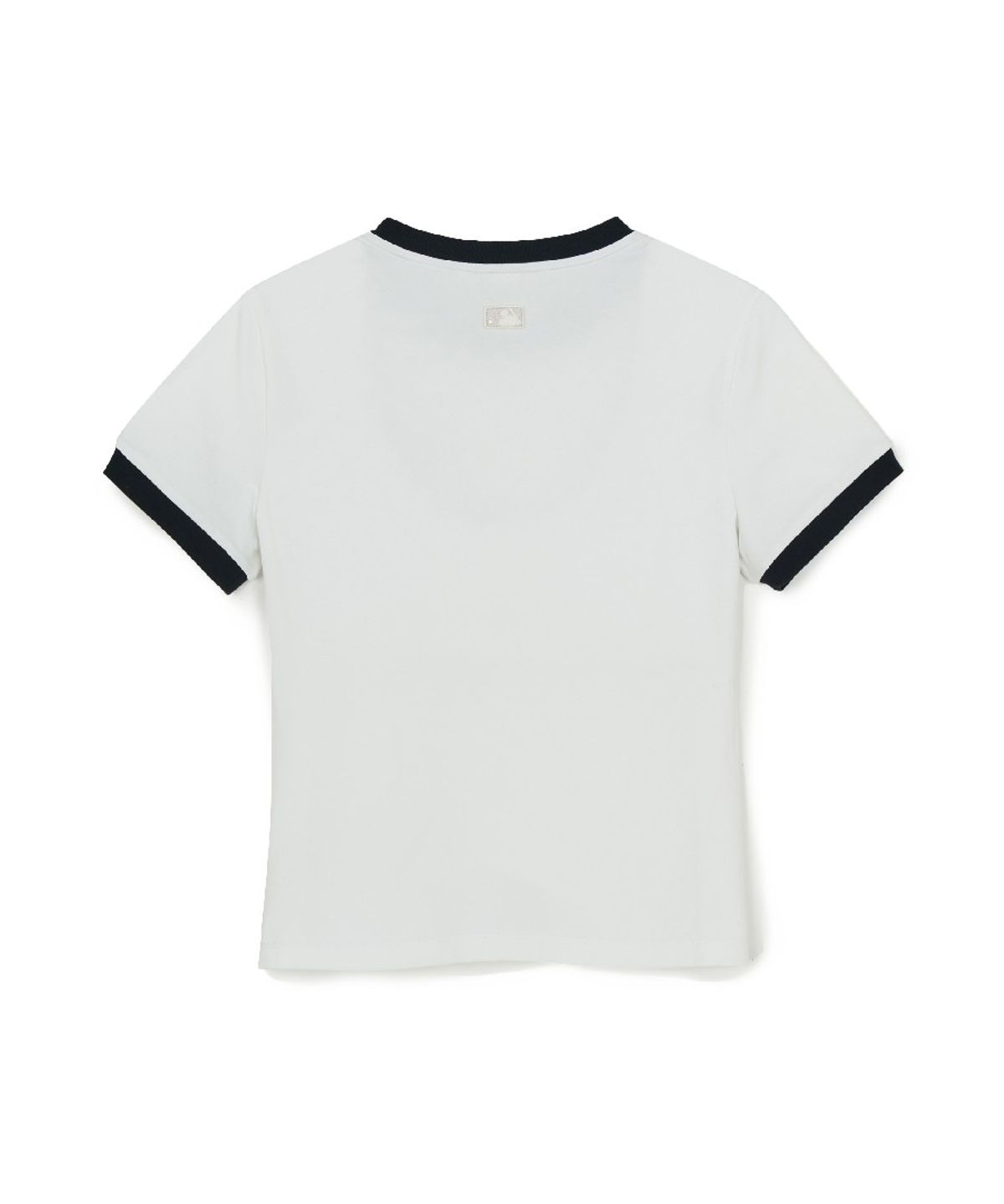 엠엘비(MLB) 여성 베이직 스몰로고 링거 티셔츠 NYM (White)