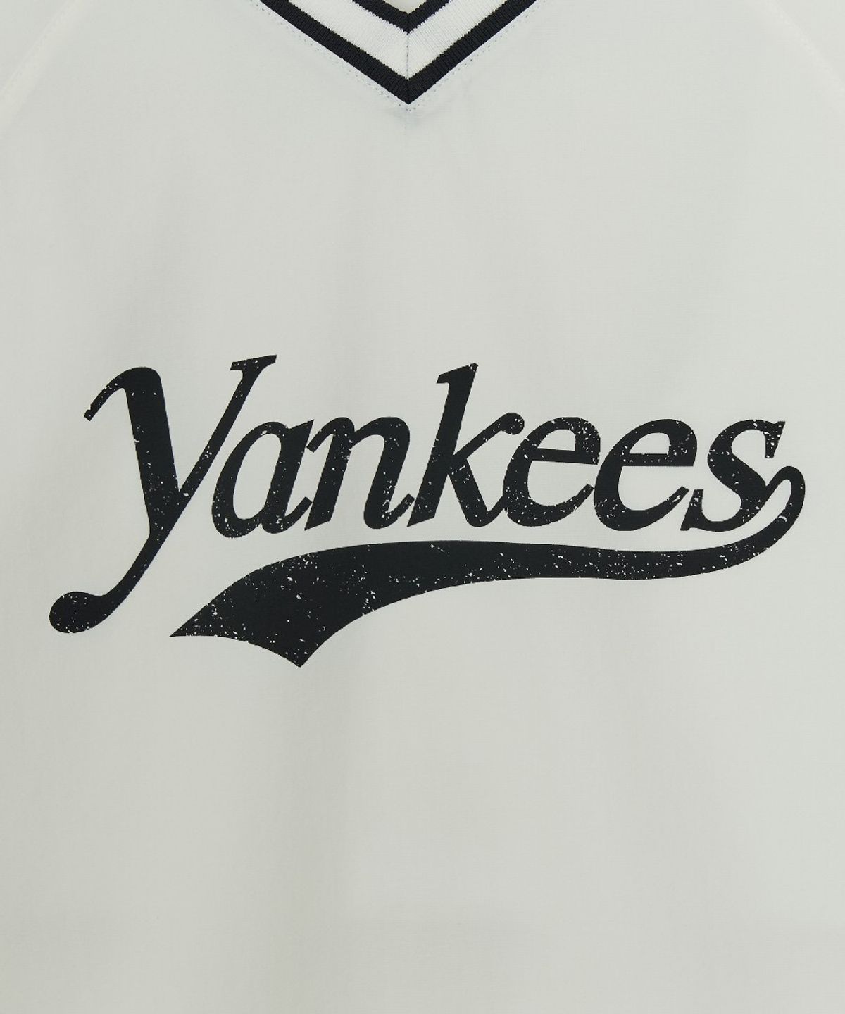 엠엘비(MLB) 바시티 컬시브 레터링 우븐 맨투맨 NY (Ivory)