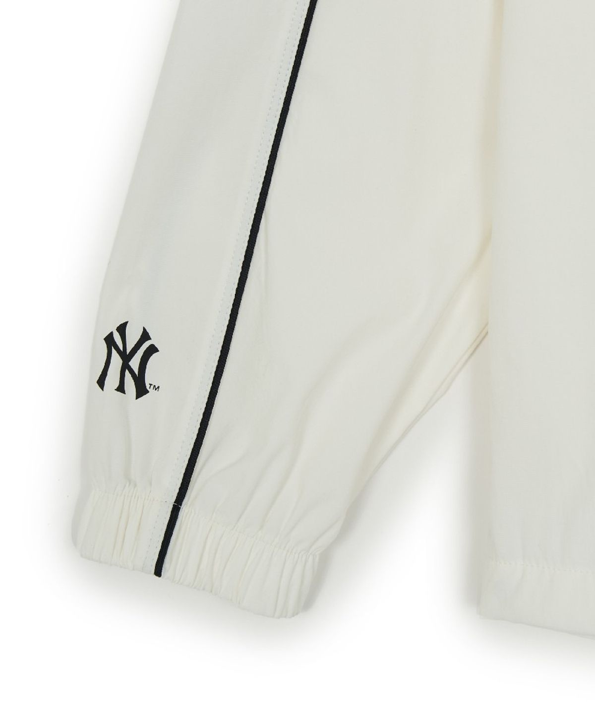 엠엘비(MLB) 바시티 컬시브 레터링 우븐 맨투맨 NY (Ivory)