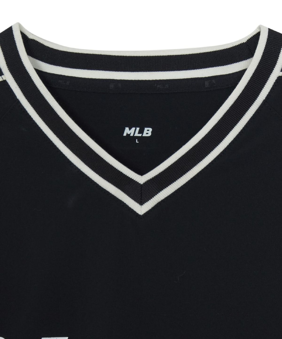 엠엘비(MLB) 바시티 컬시브 레터링 우븐 맨투맨 NY (Black)