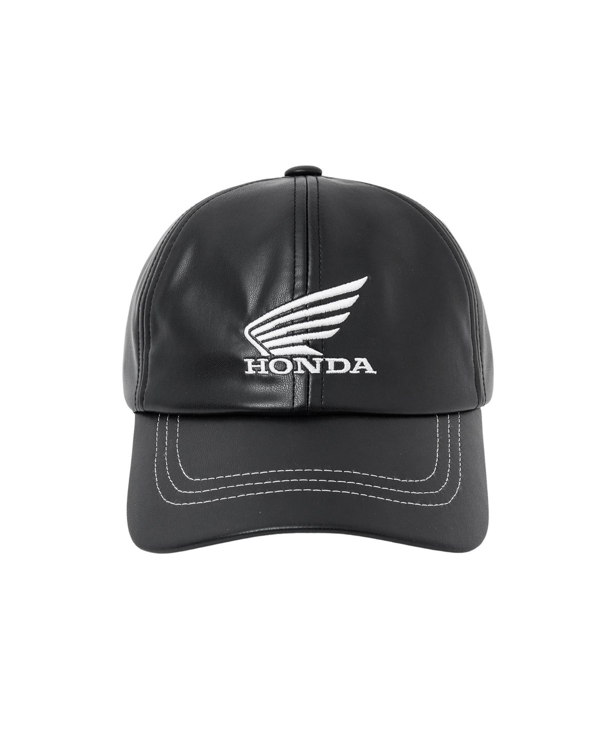 핍스 모터사이클(PHYPS MOTORCYCLE) Engineered Leather Ball Cap Black