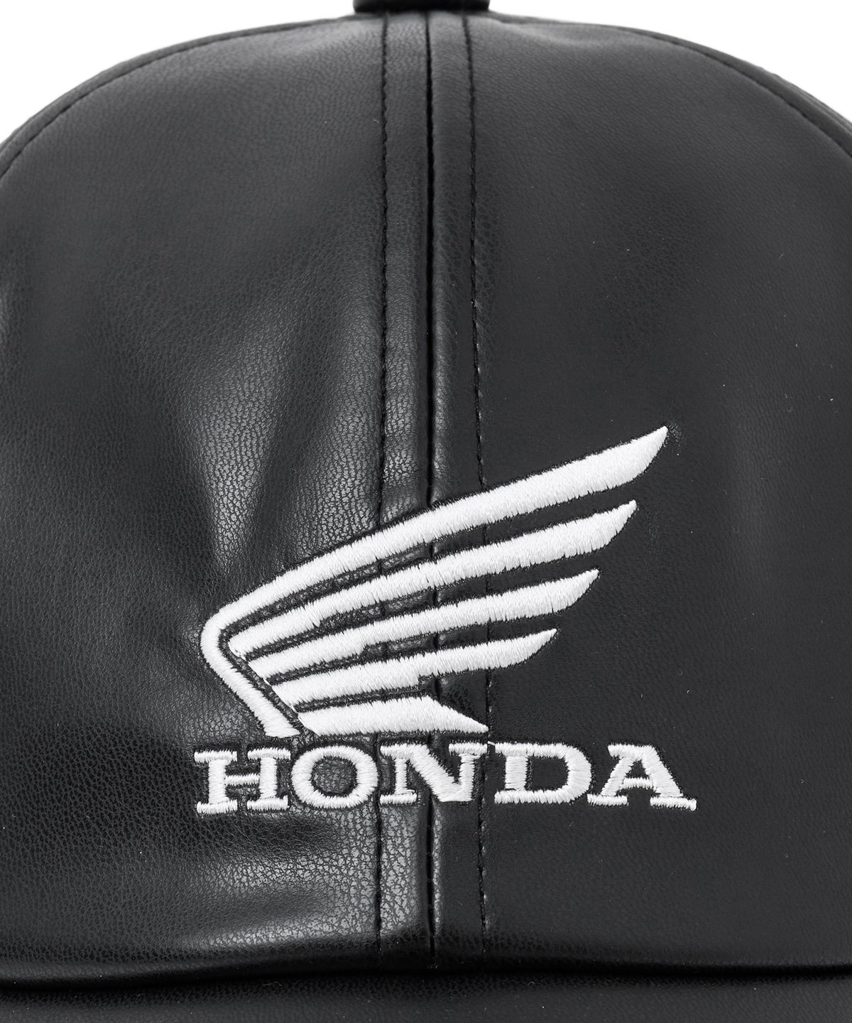 핍스 모터사이클(PHYPS MOTORCYCLE) Engineered Leather Ball Cap Black