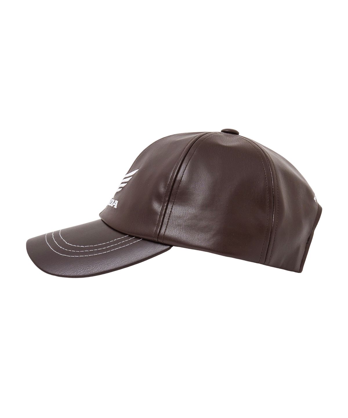 핍스 모터사이클(PHYPS MOTORCYCLE) Engineered Leather Ball Cap Brown
